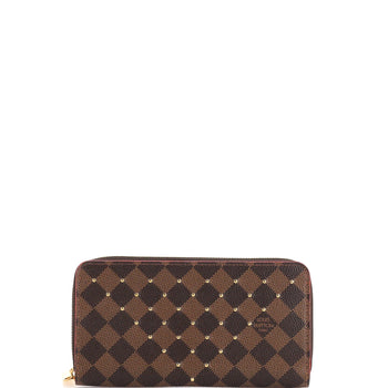 Louis Vuitton Zippy Wallet Studded Damier