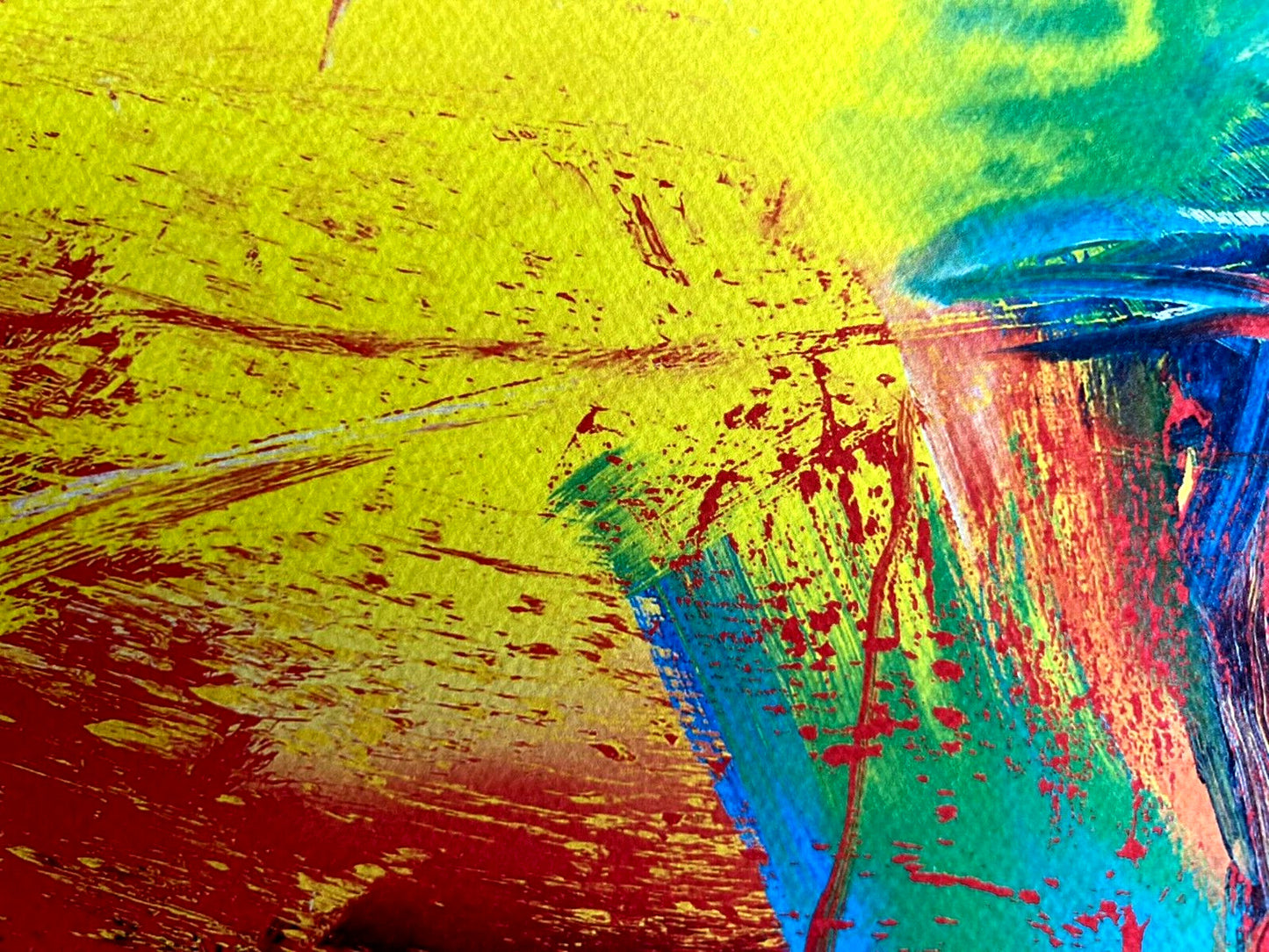 Gerhard Richter Lithograph Coa Signed Numbered A Hand