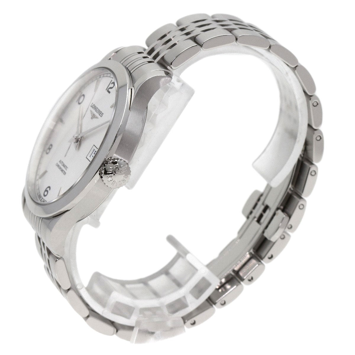 Steel LONGINES record Watches L2.820.4.76.6 Stainless Steel/ Stainless