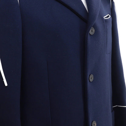 Salvatore Ferragamo Men'S Hooded Three Pocket Coat Wool