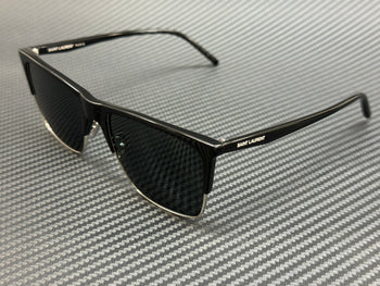Saint Laurent Sl 768 002 Black Silver Unisex 57