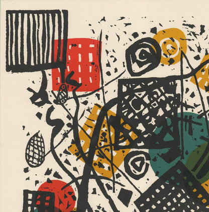 Wassily Kandinsky Engraved Work " Lithograph Expressionism Mult