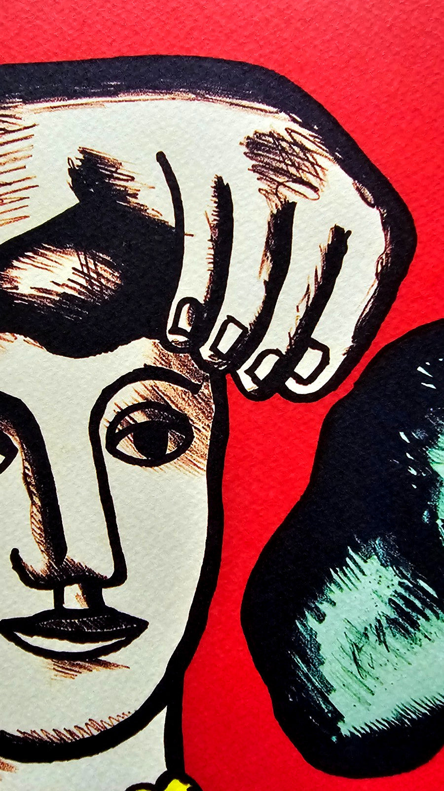 Fernand-Lger Lithograph Maeght 1966 Coa Signed Numbered Limited