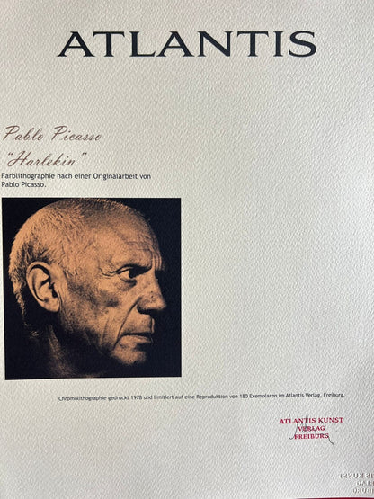 Pablo Picasso Lithograph Coa Signed