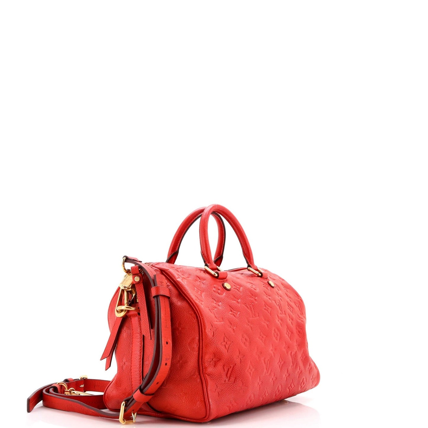 Louis Vuitton Speedy Bandouliere Bag Monogram Empreinte Leather 30