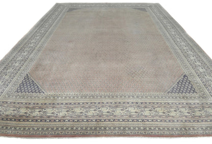 Vintage Handmade Oriental Rug 9X12 Ft Tribal