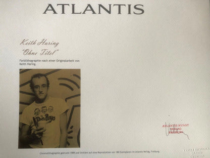 Keith-Haring Lithograph Coa Signed Numbered Pencil Certified