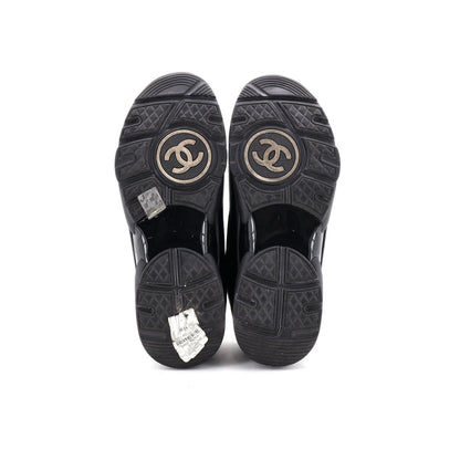 Chanel Women'S Cc Low-Top Sneakers Leather And Mesh