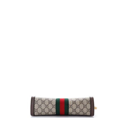 Gucci Ophidia Chain Shoulder Bag Gg Coated Canvas Small