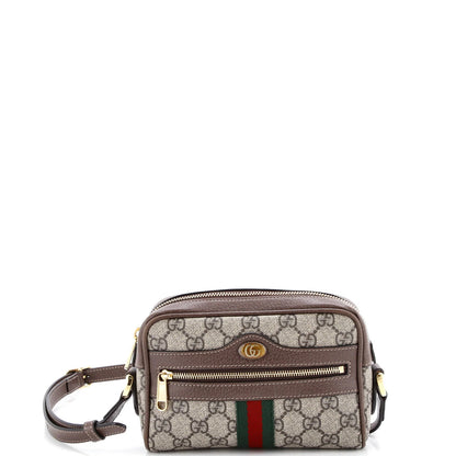 Gucci Ophidia Shoulder Bag Gg Coated Canvas Mini