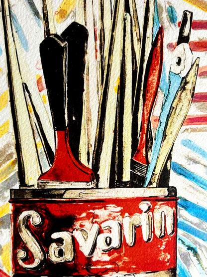 Jasper Johns Lithograph Coa Signed Op Numbered In Pencil Stamp 180Ex