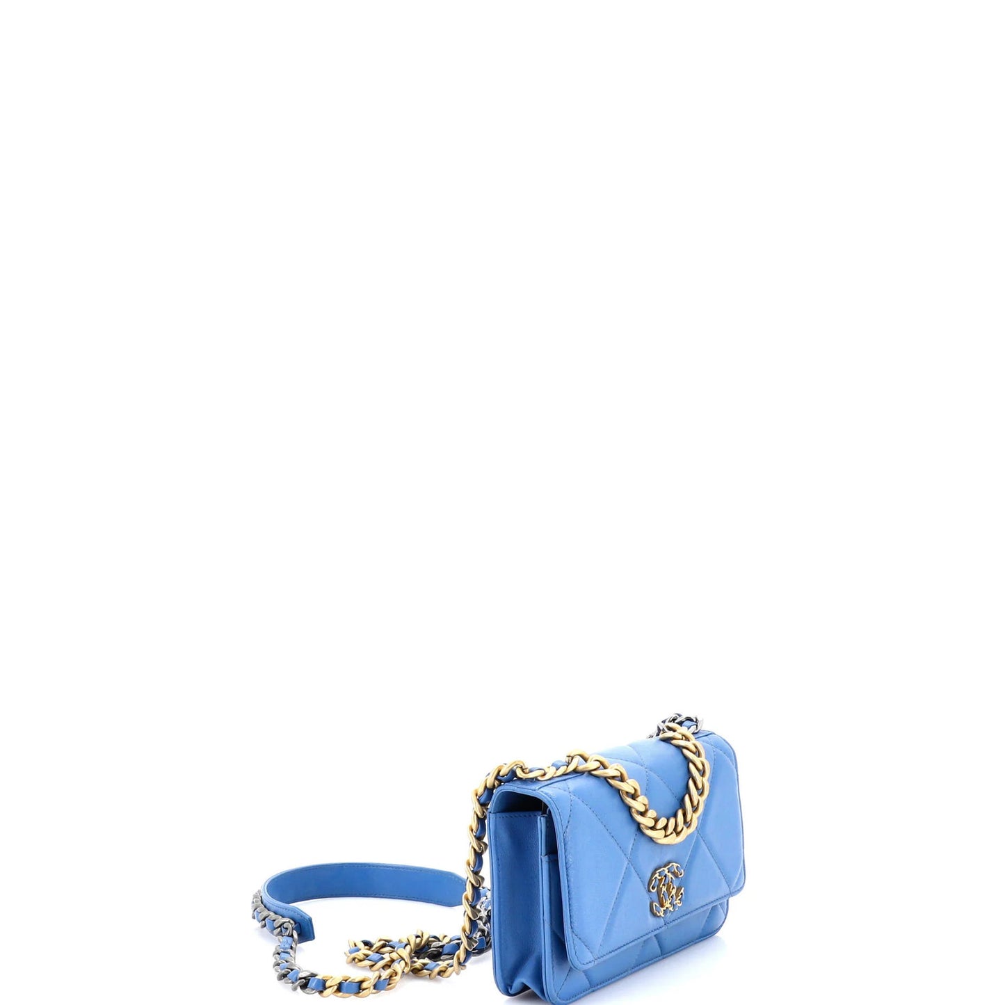 Chanel 19 Wallet On Chain Quilted Lambskin