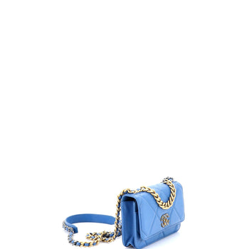 Chanel 19 Wallet On Chain Quilted Lambskin