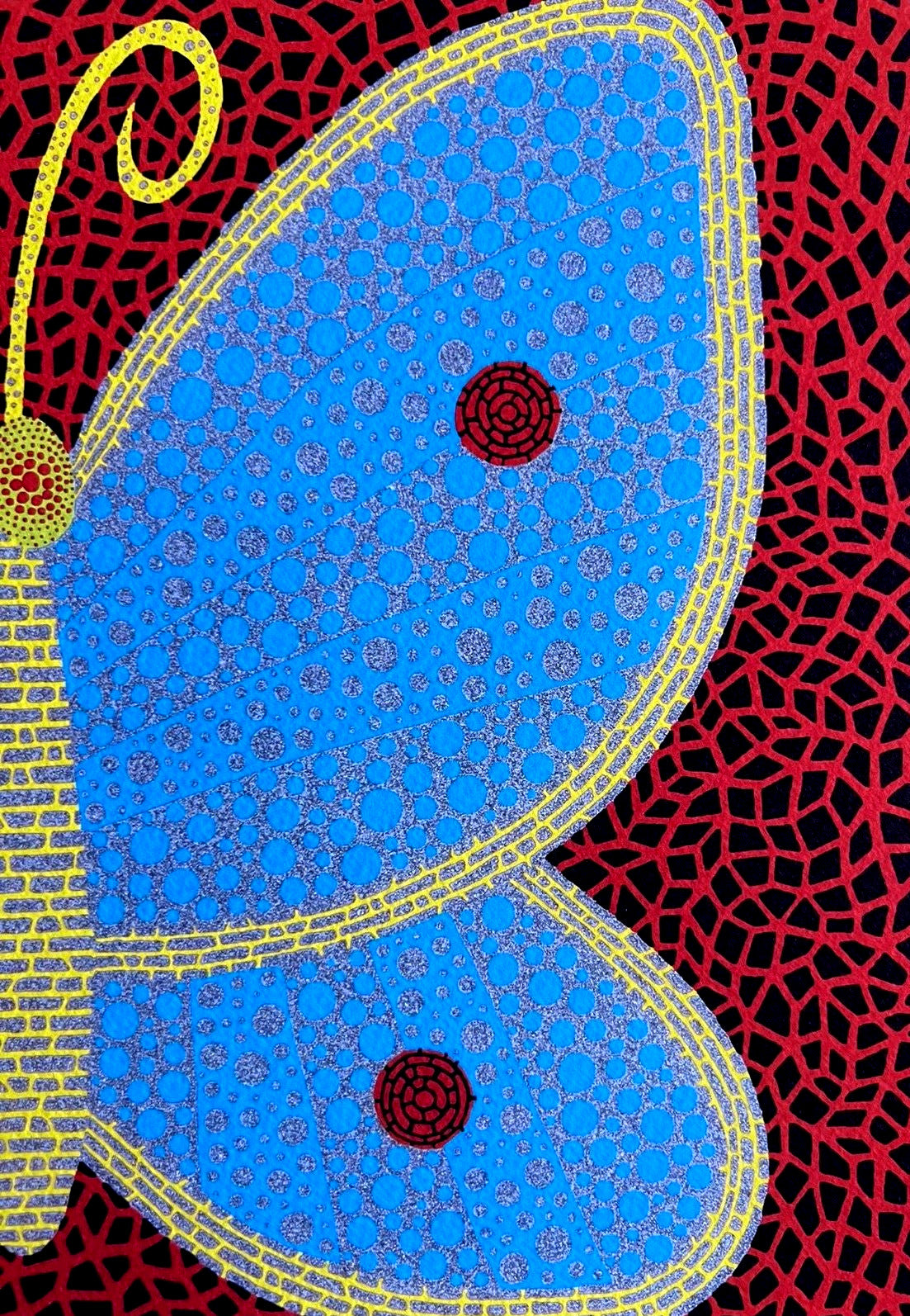 Yayoi Kusama "Butterfly" Lithograph Mori Museum Hand Numbered Coa