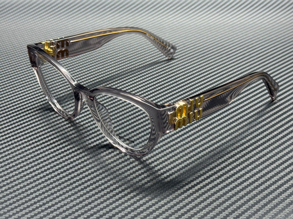 MIU MU 01VV 12W1O1 Transparent Mauve Women's 52 mm Eyeglasses