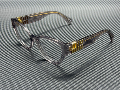 MIU MU 01VV 12W1O1 Transparent Mauve Women's 52 mm Eyeglasses