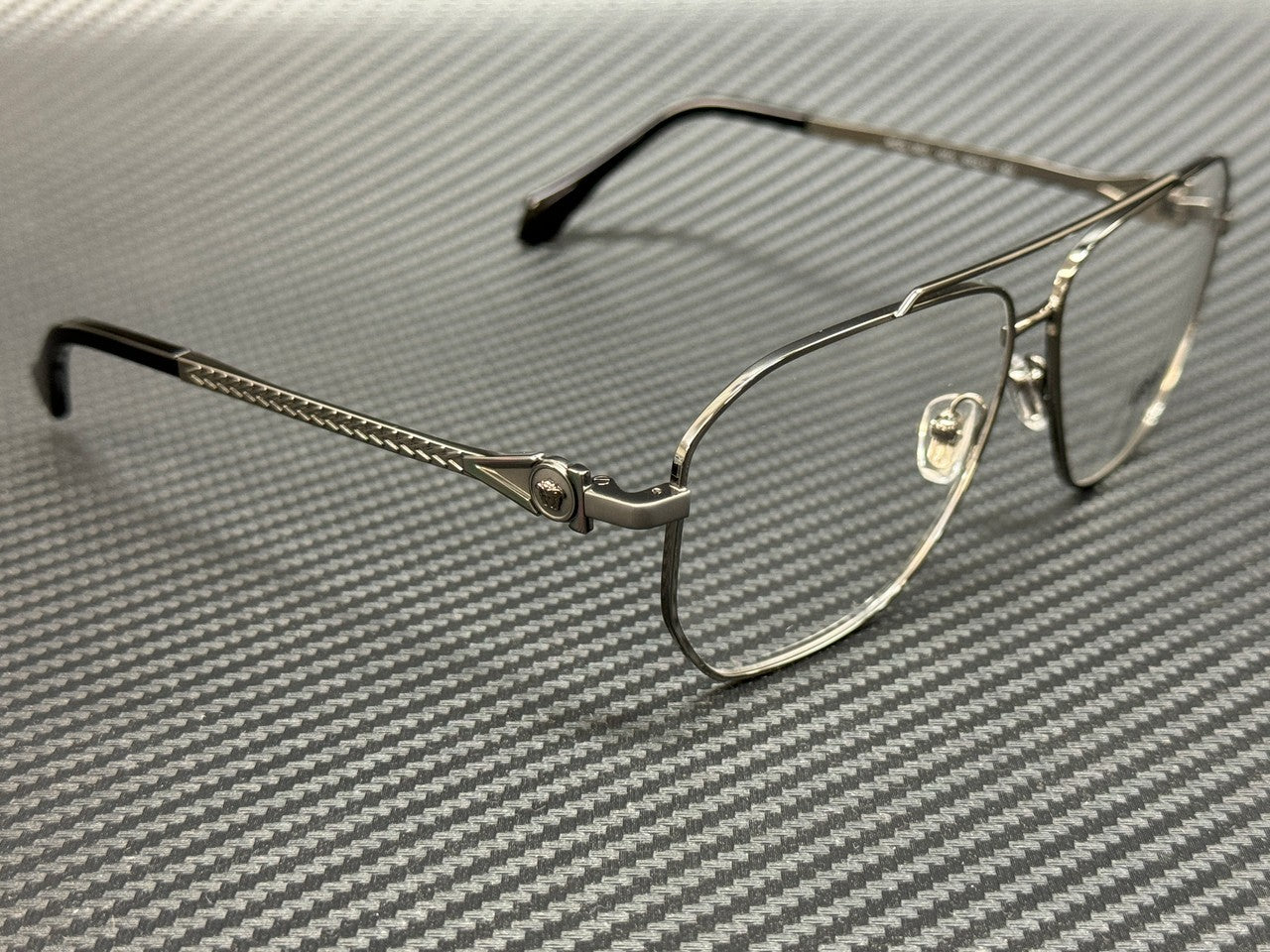 VERSACE VE1307 1001 Gunmetal Men's 59 mm Eyeglasses