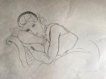 Henri Matisse Lithograph 1960 Contract -Ren Magritte Pablo Picasso