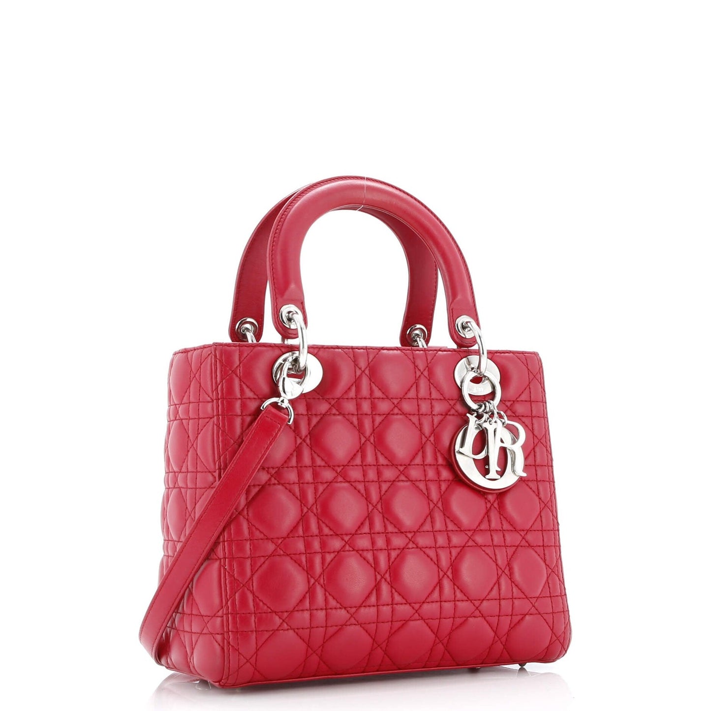 Christian Dior Lady Dior Bag Cannage Quilt Lambskin Medium