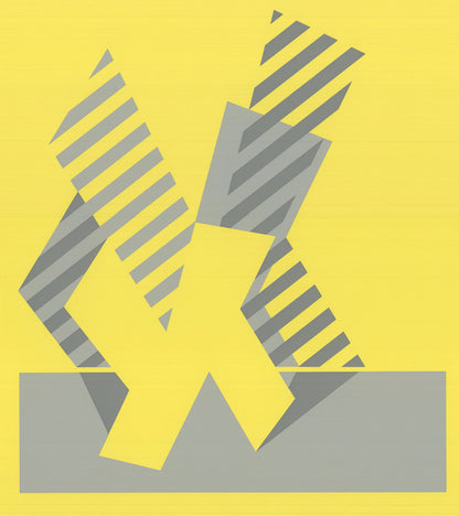 Josef Albers Formulation: Articulation Iii " Serigraph Abstract Gra