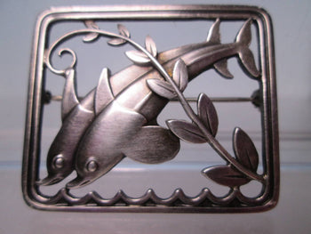Georg Jensen. Malinowski Sterling Silver Brooch