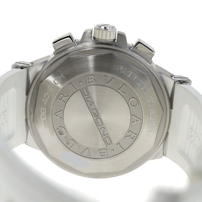 Bvlgari Diagono Chronograph Dg40Sch White Men'S Used Watch #61023