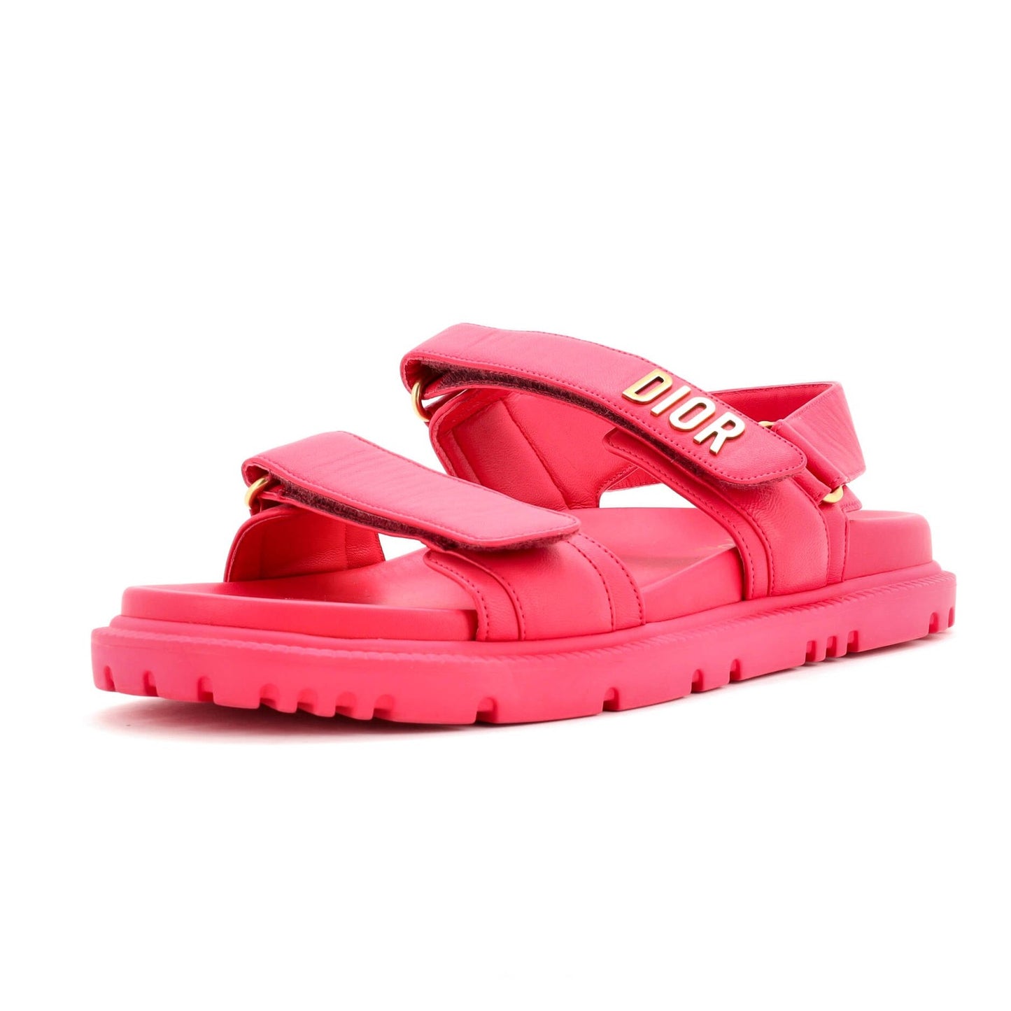 Christian Dior Women'S Dioract Sandals Leather