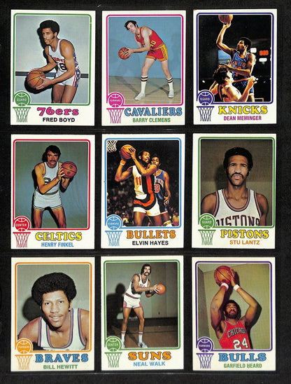 1973-74 Topps Basketball Complete Set (264)