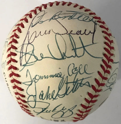 Old Timers Autographed Official Baseball