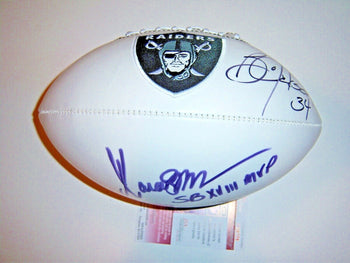 Marcus Allen,Bo Jackson Oakland Raiders Jsa/Coa