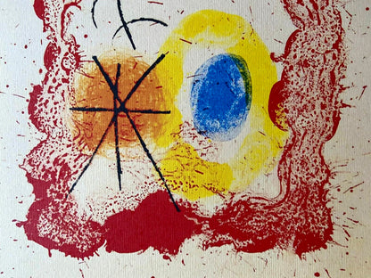 Joan Mir Lithograph Maeght - Hand Numbered - Published 1978