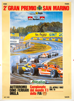 Imola Michael Turner Motorsport - 1982 San Marino Grand Prix Poster