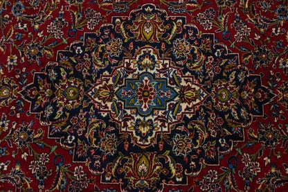 Large Hand-Knotted Vintage Oriental Rug