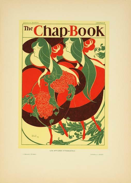 Bradley For Affiches Etrangeres 1897 Original Vintage Poster Chapbook