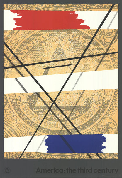 Art ALLAN D'ARCANGELO America: The Third Century 35" x 24" Serigraph 1976 Pop