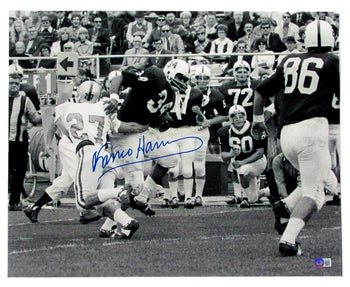 Franco Harris Hof Autographed 16X20 Rare Psu