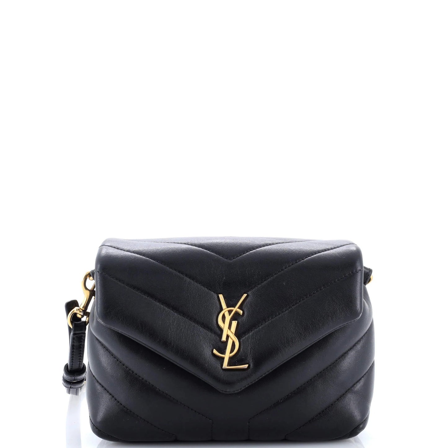 Saint Laurent Loulou Shoulder Bag Matelasse Chevron Leather Toy