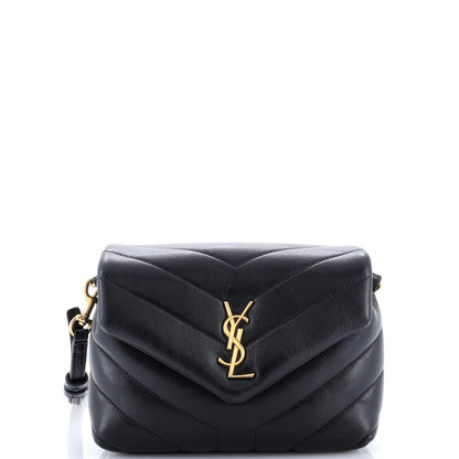 Saint Laurent Loulou Shoulder Bag Matelasse Chevron Leather Toy