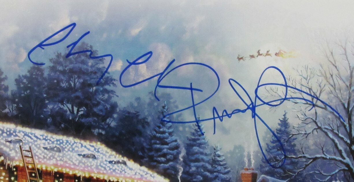 Chevy Chase/Randy Quaid Autographed 11X14 Photo