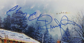 Chevy Chase/Randy Quaid Autographed 11X14 Photo