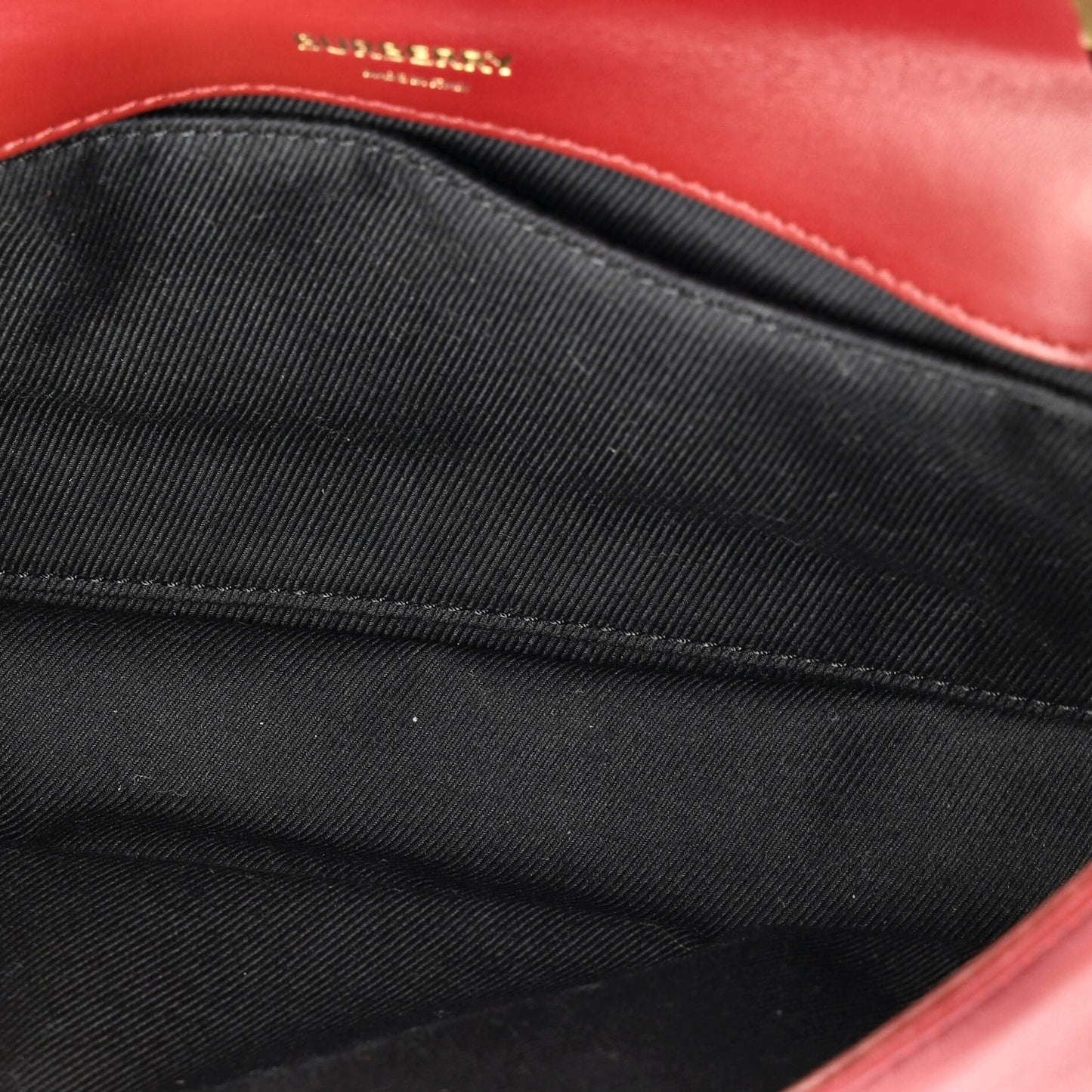 Burberry Lola Shoulder Bag Quilted Lambskin Small