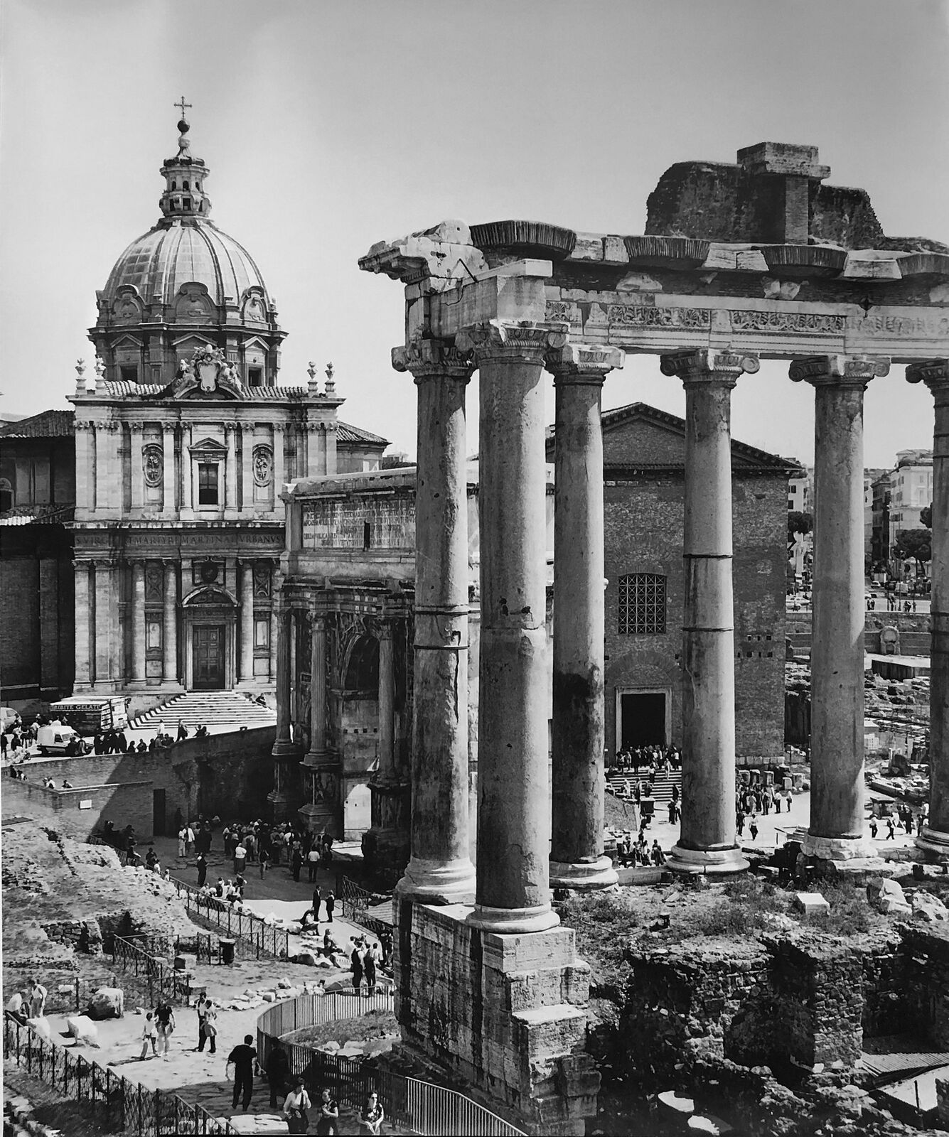 Karsten Thormaehlen The Forum, Rome " Poster Photography Black & Wh