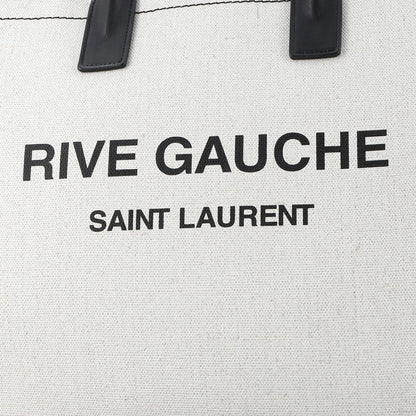 Saint Laurent Rive Gauche Shopper Tote Canvas Tall