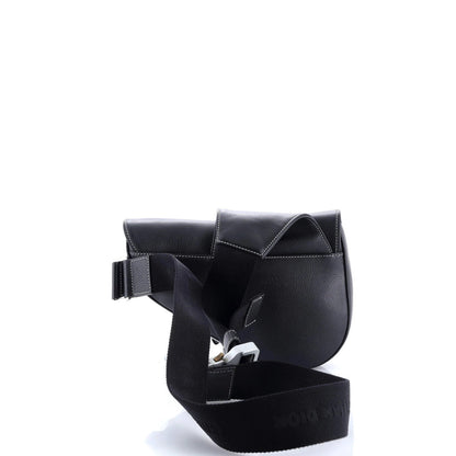 Christian Dior Saddle Crossbody Bag Leather