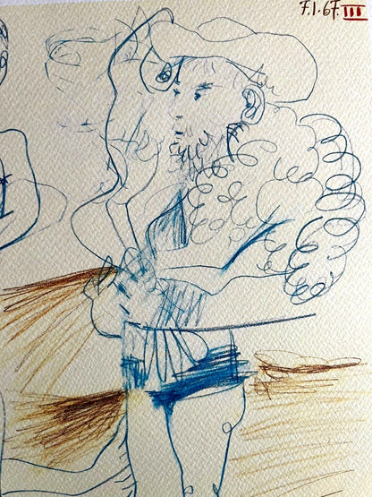 Pablo Picasso Lithograph Coa Signed / Numbered In Pencil Limited