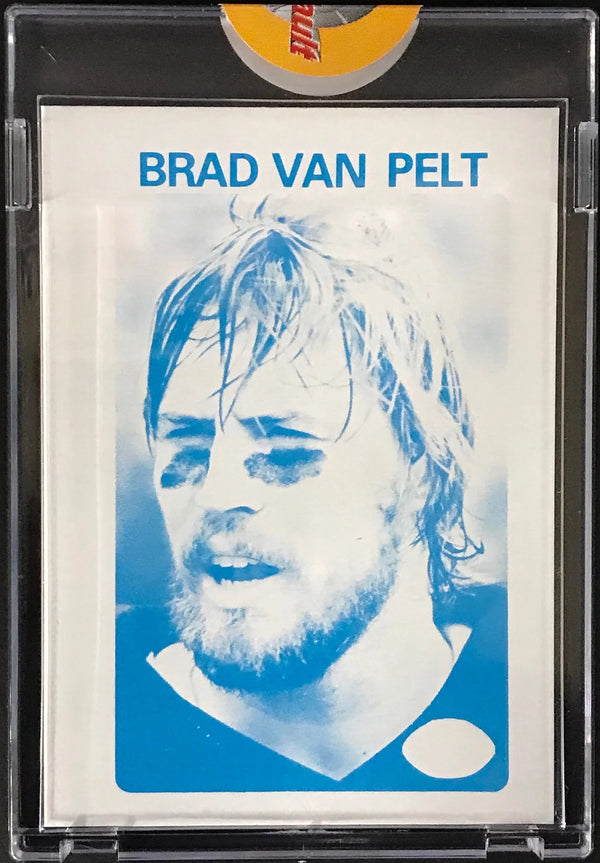 Giants 1978 Topps Football Proof Card Brad Van Pelt