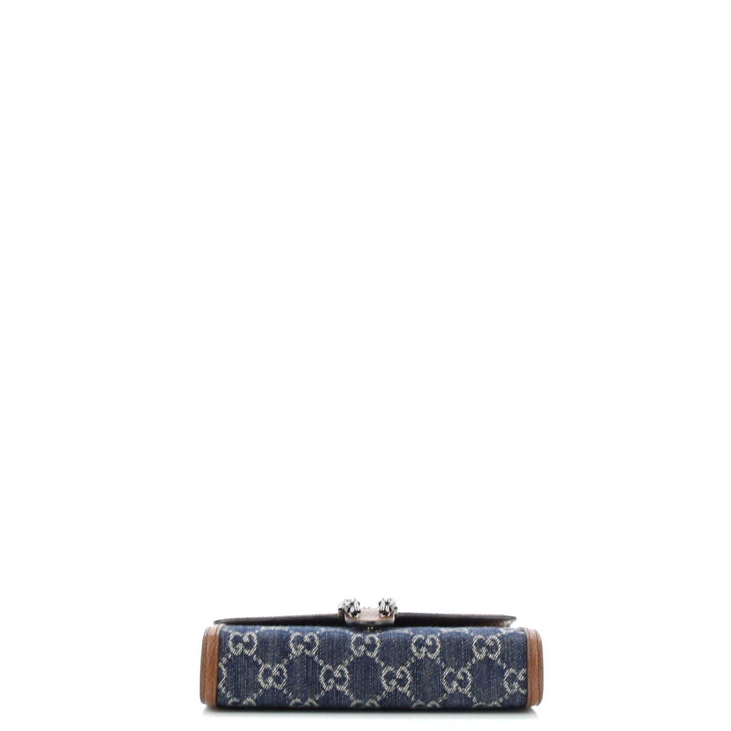 Gucci Dionysus Chain Wallet Gg Denim Small