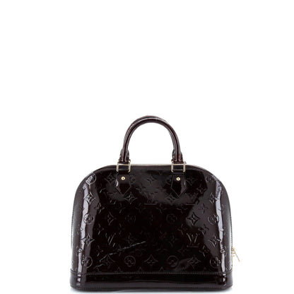 Louis Vuitton Alma Handbag Monogram Vernis Pm
