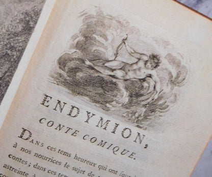 Wieland Contes Comiques 1771 Frankfurt Rare French Edition With Engraved Plate