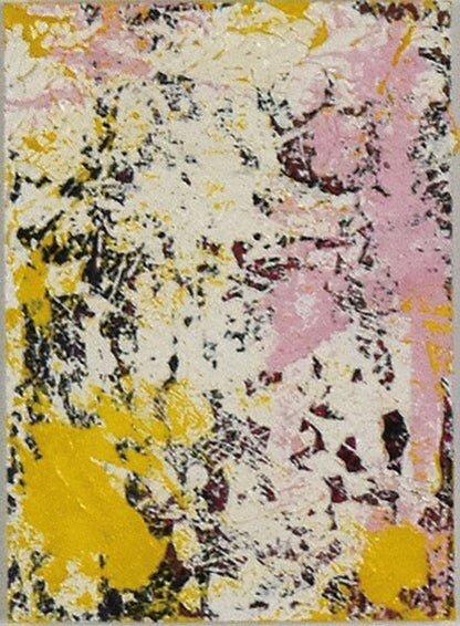 Steven Cox Oil on Paper Original Paintings Unique Work Abstract 2015 Y/ P